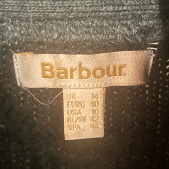 Barbour Forest Green Cowl Neck Sweater - Picture 2 of 4